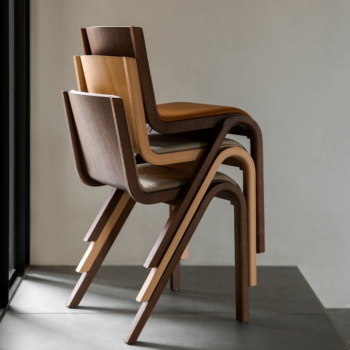 Stackable dining chair from Audo