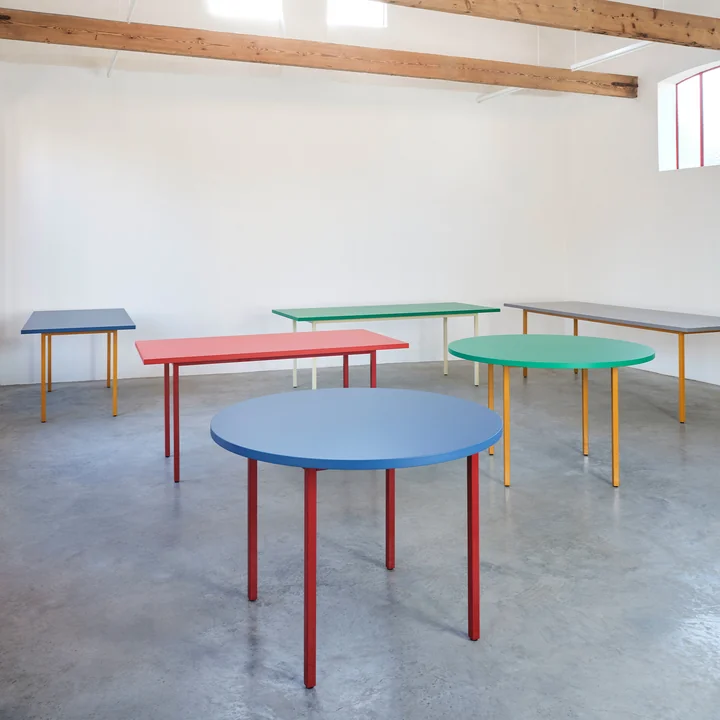 Two-Colour Dining table from HAY in round design