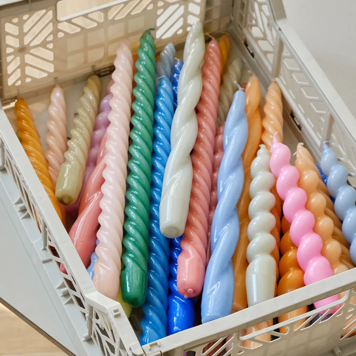 Spiral HAY stick candles