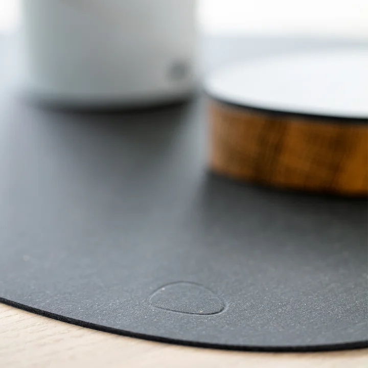 The table set Curve S in Core anthracite