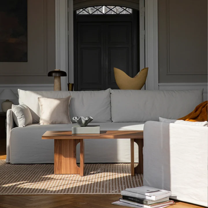 Modern two seater in living room