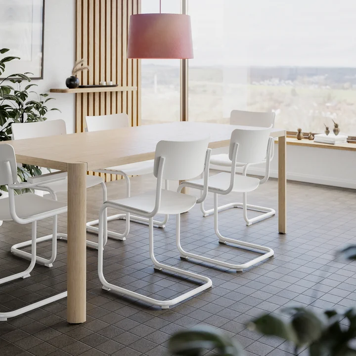 Timeless wooden conference table