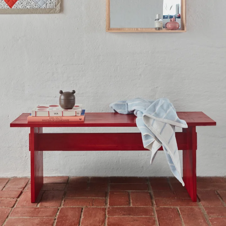 Kotai Bench from OYOY in cherry red
