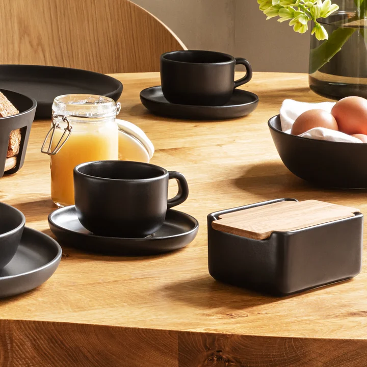 Nordic Kitchen Cups and butter dish from Eva Solo
