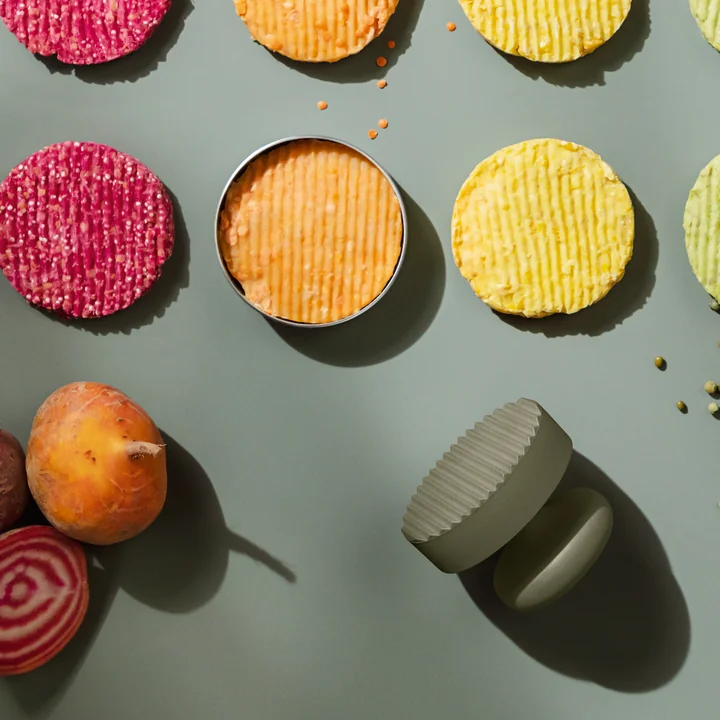 Green Tool hamburger press from Eva Solo