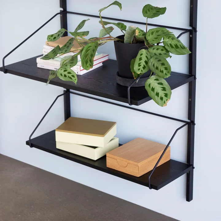 Chic storage box on the shelf