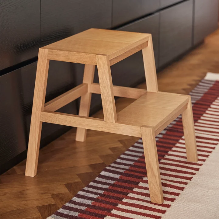 Hübsch Interior - step stool made of oak wood