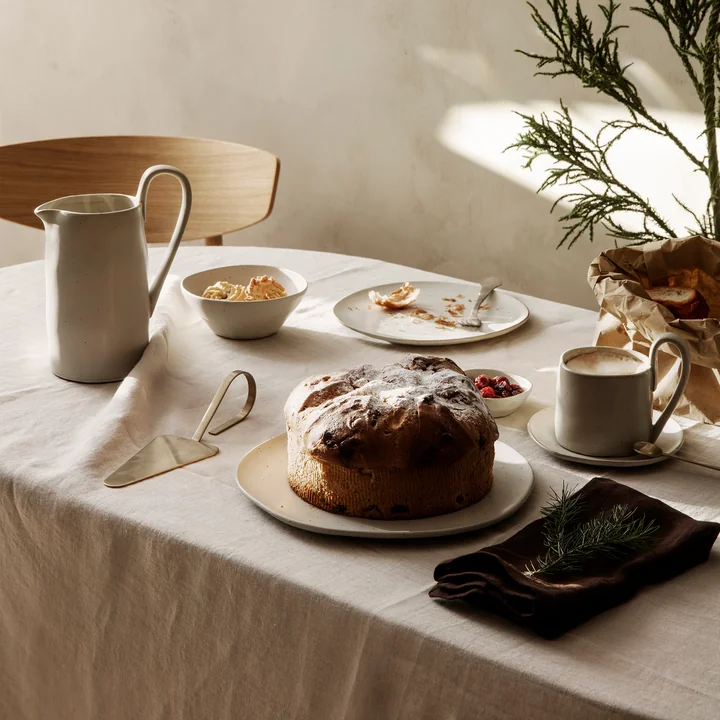 The Flow collection from Ferm Living in the off-white finish