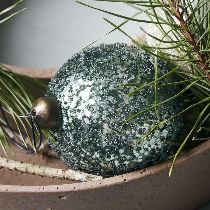 Chosen Christmas tree ball from House Doctor in color green
