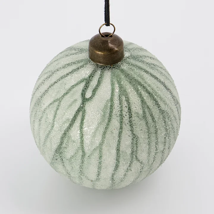 Chosen Christmas tree ball from House Doctor in color green / white