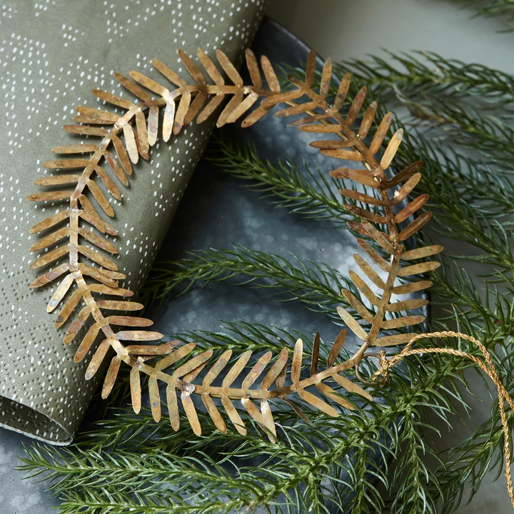 Lamet Christmas tree decorations from House Doctor in the shape of a wreath