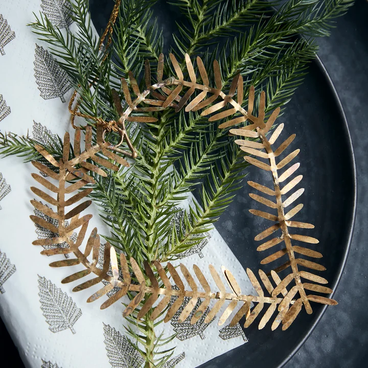 Lamet Christmas tree decorations from House Doctor in the shape of a heart