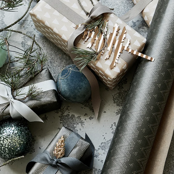 Decorative pendant brass fir tree from House Doctor