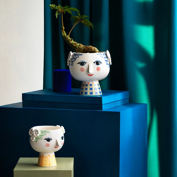 The planter Eva from Bjørn Wiinblad in different colours