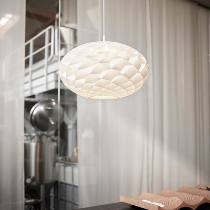 Louis Poulsen - Patera Pendant light oval Ø 50 cm, white