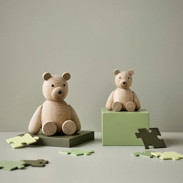 Lucie Kaas - Teddy Wooden figure