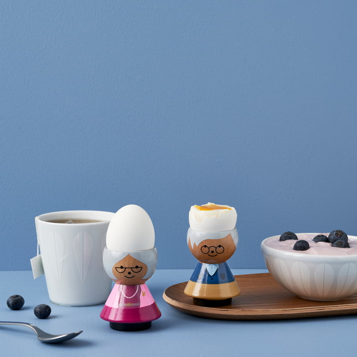 Bordfolk Egg cup boy / girl from Lucie Kaas