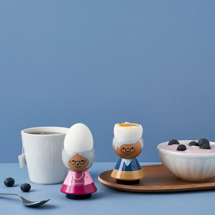 Bordfolk Egg cup boy / girl from Lucie Kaas