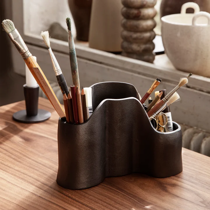 Yama Pencil holder by Ferm Living in color black
