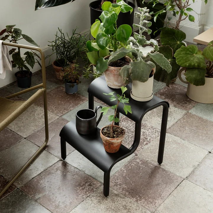 Up Step Multifunctional stool from Ferm Living in the color black