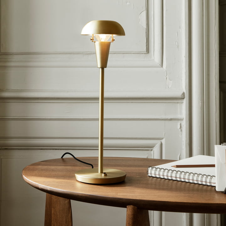 Tiny Table lamp by ferm Living in the brass finish