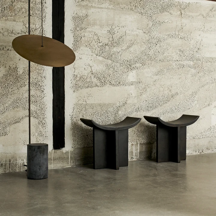 Brutus Stool from 101 Copenhagen in coffee / dark brown