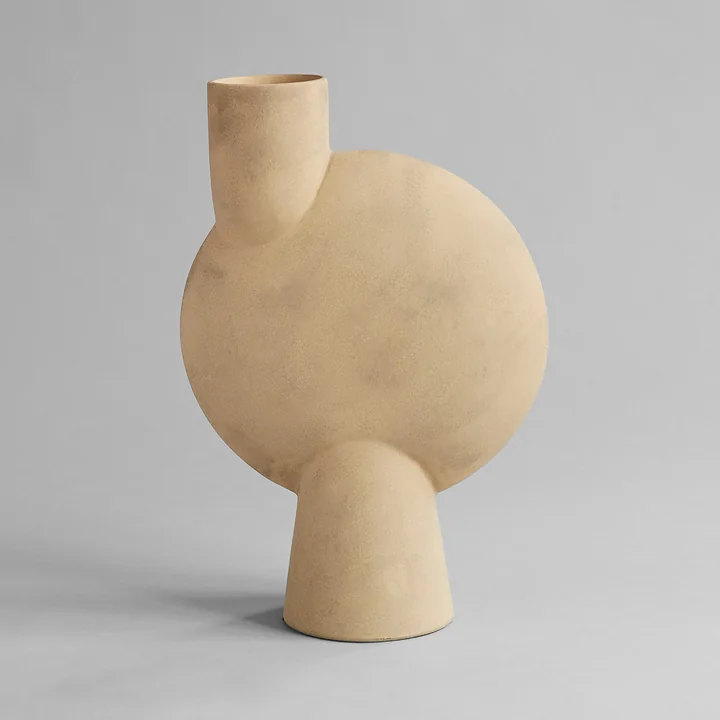 Sphere Vase Bubl Big by 101 Copenhagen in sand