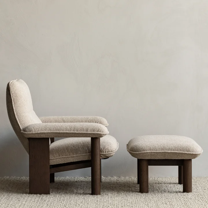 Brasilia Lounge Chair and Ottoman from Audo
