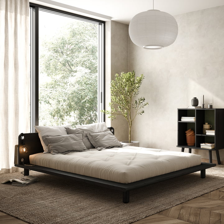 Peek Bed from Karup Design in pine black