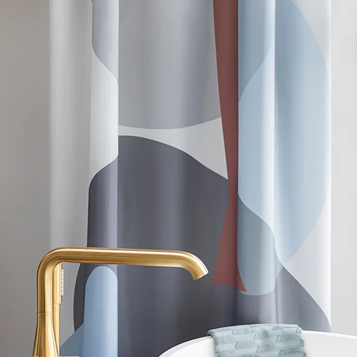 Gallery Shower curtain from Mette Ditmer in light grey