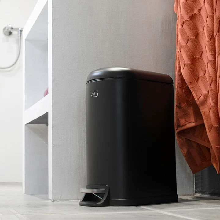 Walther Pedal bin from Mette Ditmer in black