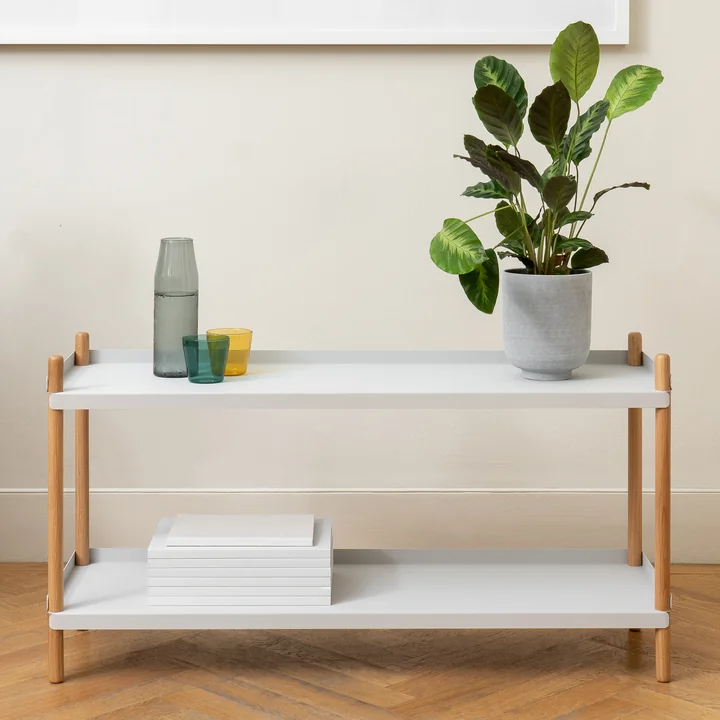 BOLT Shelf from NINE in oak / gray