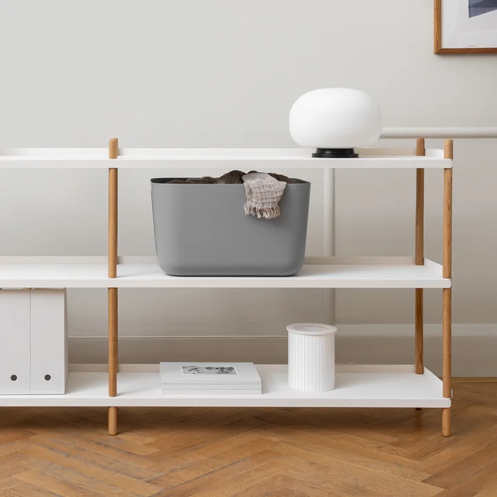 BOLT Shelf from NINE in oak / white