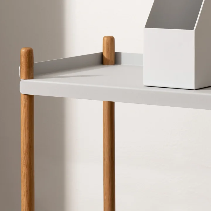 BOLT Shelf from NINE in oak / gray