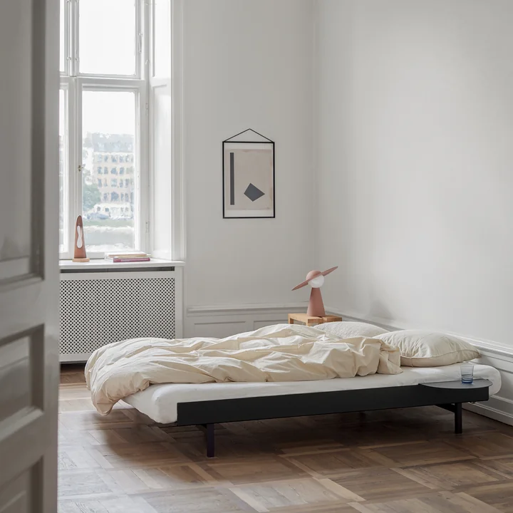 Bed from Moebe in black