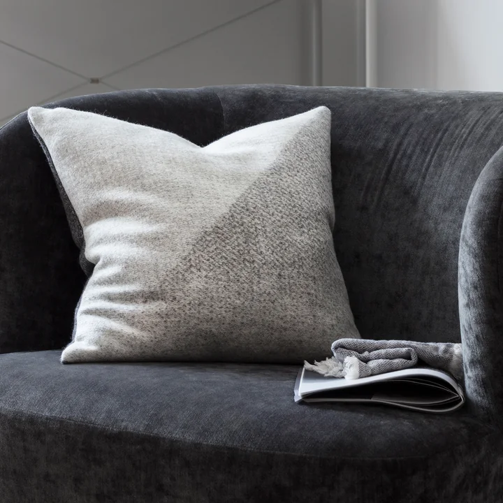 Portør Cushion 50 x 50 cm from Røros Tweed in nature