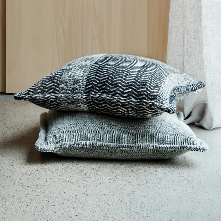 Fri Cushion 60 x 60 cm from Røros Tweed in gray day