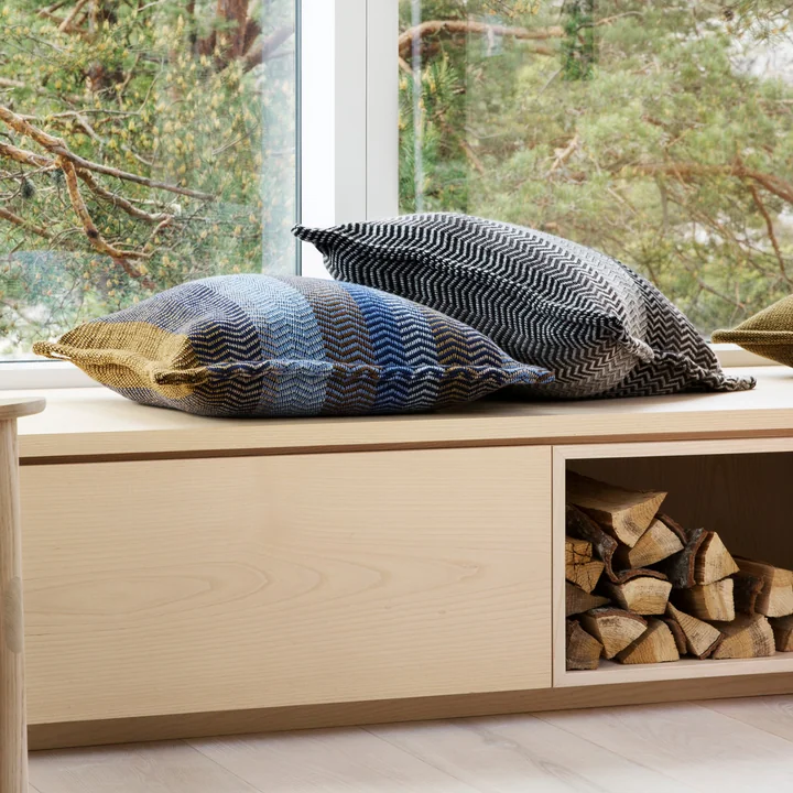 Fri Cushion 60 x 60 cm from Røros Tweed in gray day