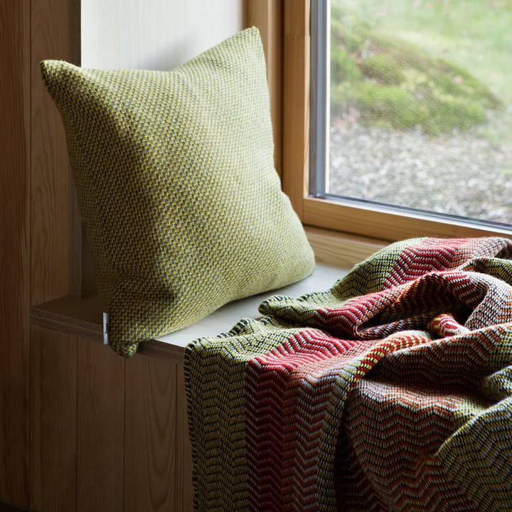 Fri Cushion 60 x 60 cm from Røros Tweed in summer red