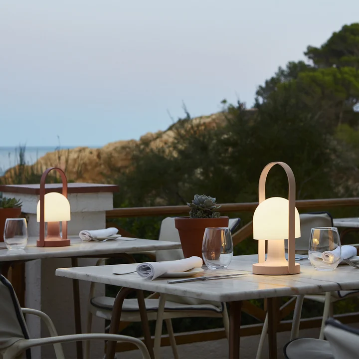 FollowMe Outdoor Battery LED table lamp from marset