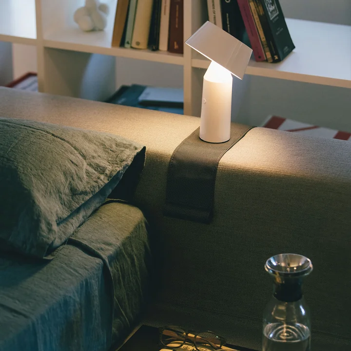 Bicoca LED table lamp from marset in off-white