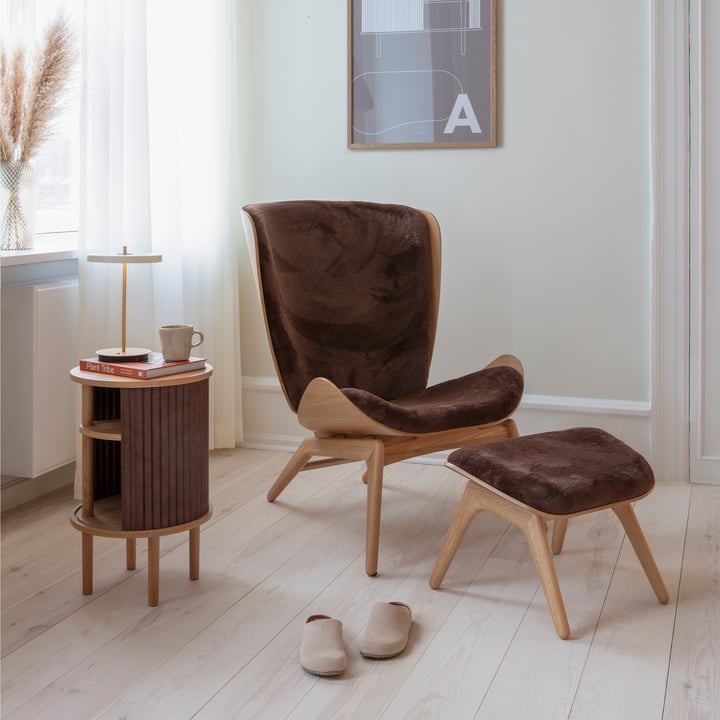 The Reader Armchair and ottoman from Umage