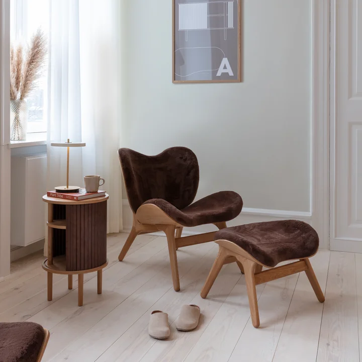 A Conversation Piece Sessen and Ottoman from Umage