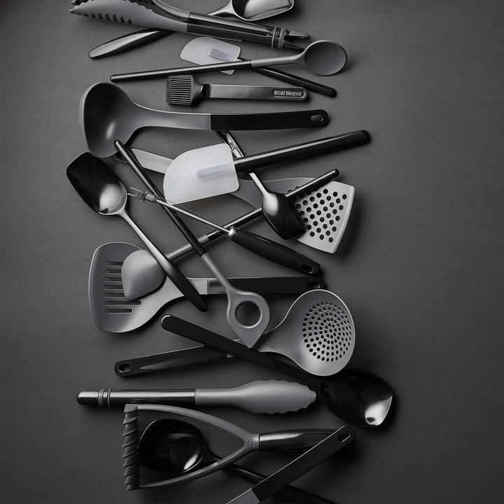 Optima cooking utensils set in black (4 pcs.) from Rosti