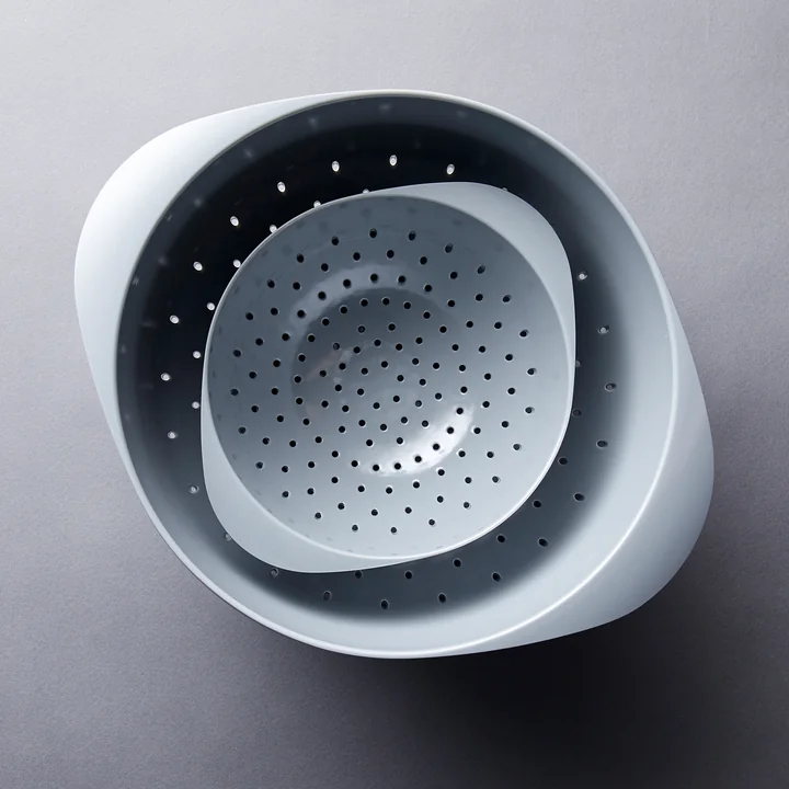 Colander Margrethe in 1,5 l and 4 l in gray from Rosti