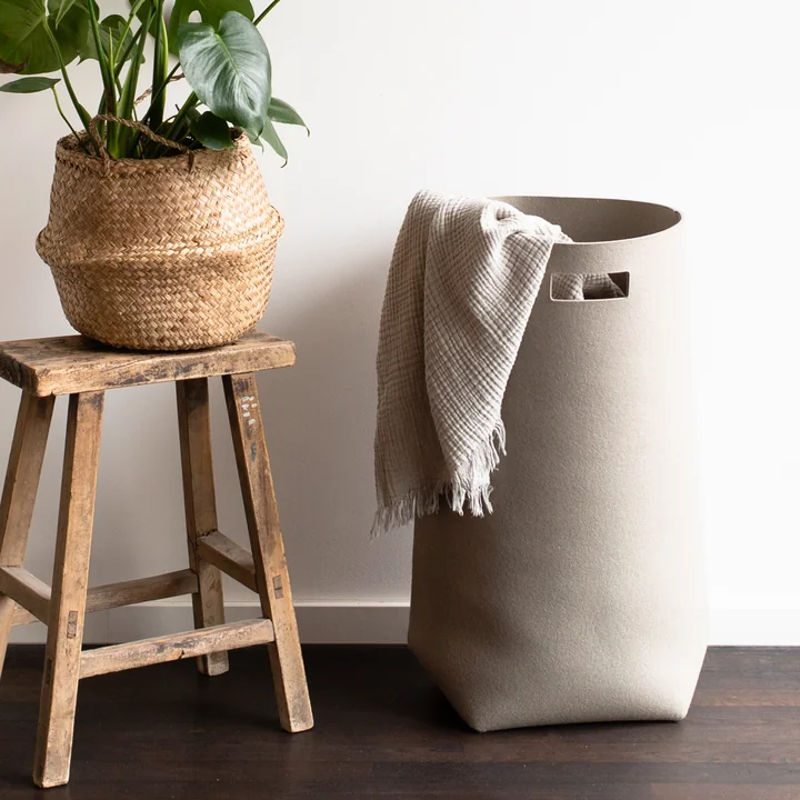 Felt Laundry Basket by Hey Sign
