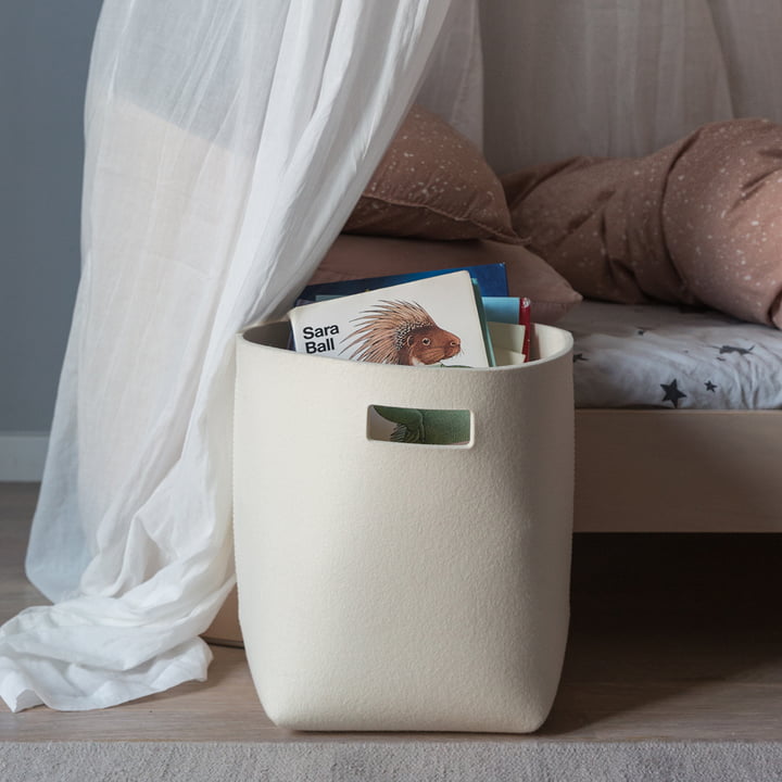 Felt wastepaper basket by Hey Sign