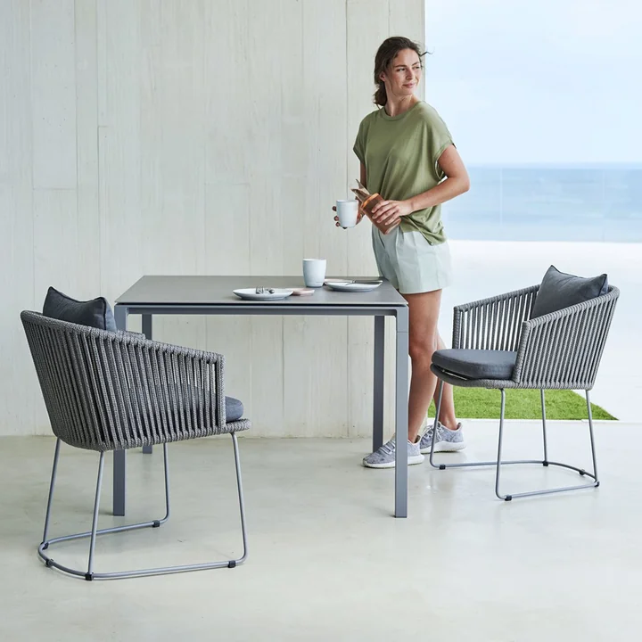 Pure Outdoor Dining table from Cane-line