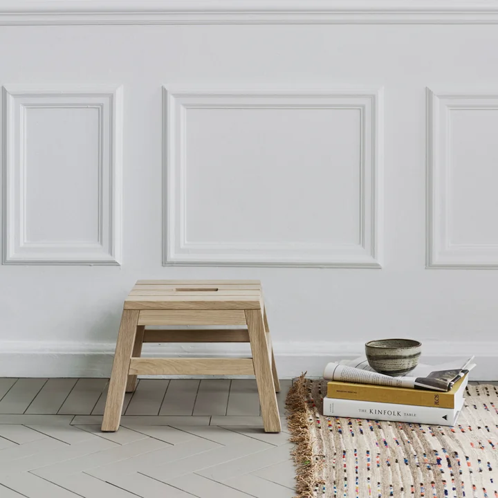 Dania Oak stool from Skagerak