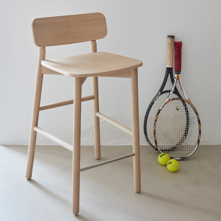 Hven Oak bar stool from Skagerak